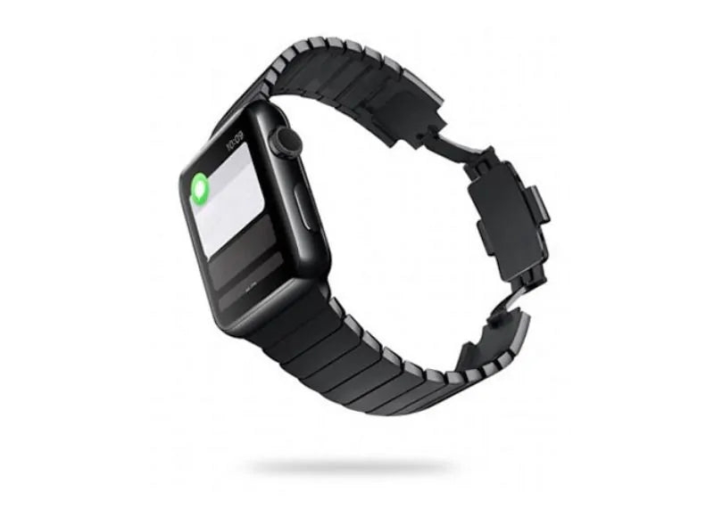 DEVIA ELEGANT SERIES LINK BRACELET STRAP FOR APPLE WATCH 44MM (BLACK)