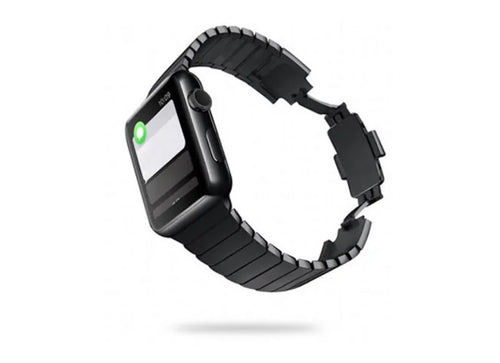 Devia Elegant Series Link Bracelet Strap for Apple Watch 44mm Black