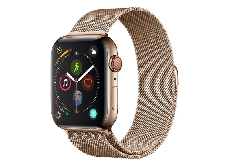 DEVIA ELEGANT SERIES MILANESE LOOP APPLE WATCH 44/45/46/49 STRAP (GOLD)