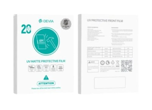 Devia Τζάμι Προστασίας Οθόνης Intelligent UV Matte Protective Front Film 0.19ΜΜ
