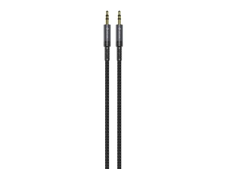 DEVIA IPURE SERIES 3.5MM WOVEN AUDIO CABLE BLACK