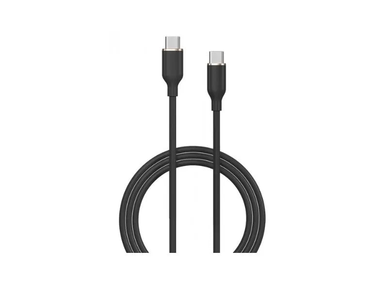 Devia Cable Jelly Series USB-C to USB-C Silicone 3A 1.2m Black
