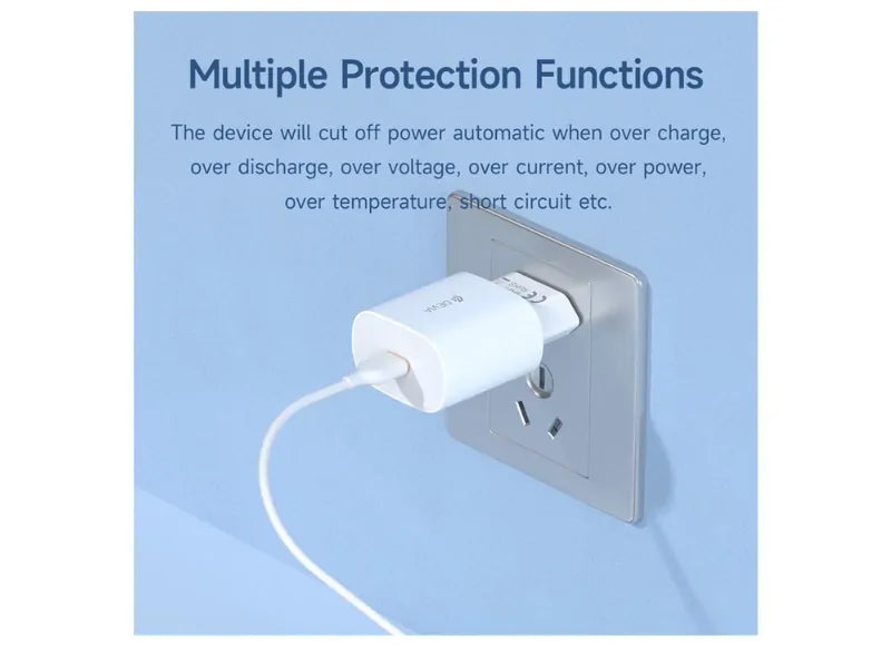 DEVIA JELLY SERIES EC629 USB-A TO USB-C SILICONE 1.2M CABLE (BLUE)
