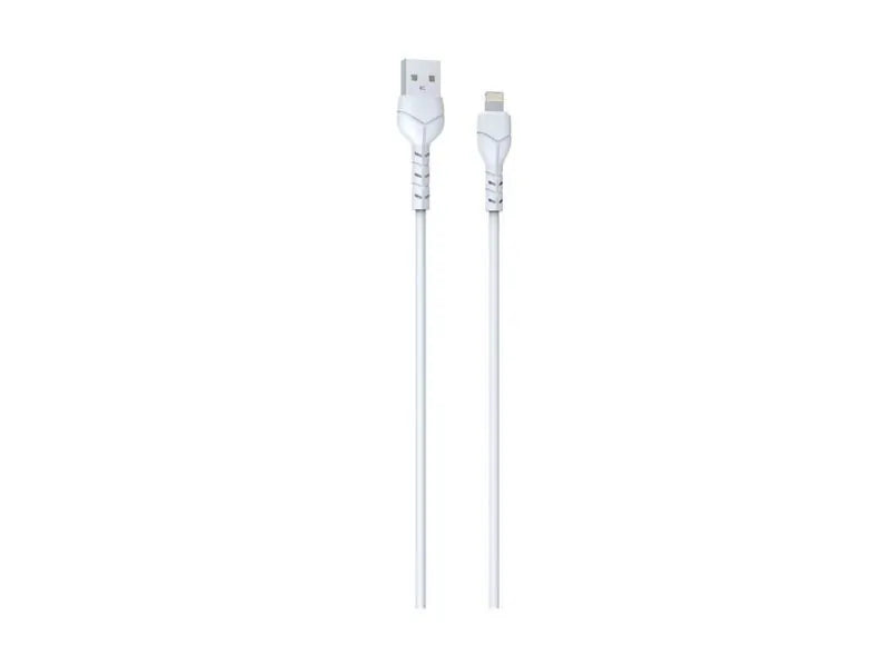 Devia Καλώδιο Kintone Series USB σε Lightning 1m 2,1A Λευκό