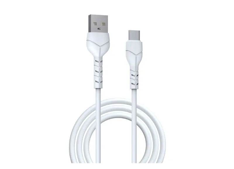 DEVIA KINTONE SERIES CHARGING CABLE 1M (2,1A) - TYPE C - WHITE