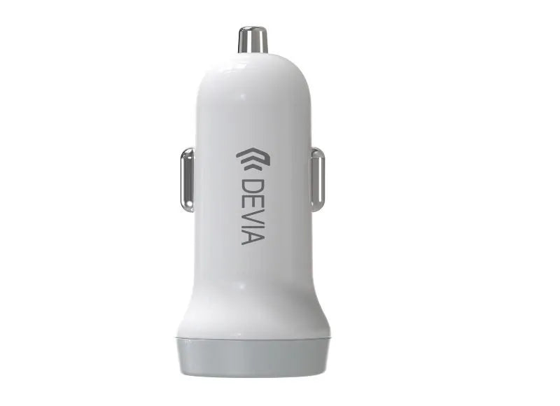 DEVIA SMART SERIES CAR CHARGER - USBX2 (WHITE)