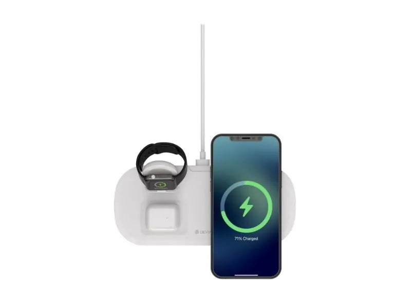 DEVIA SMART SERIES MAGNETIC CHARGER 3IN1 (WHITE)