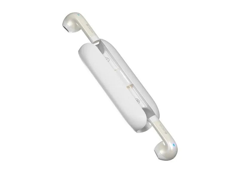 Devia TWS-M3 Earbud Bluetooth Handsfree Earphones with Charging Case White