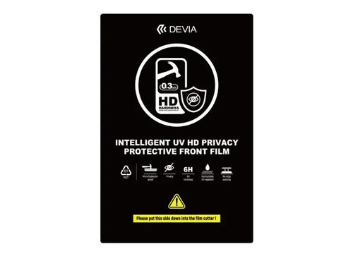 Προστασία Οθόνης Devia Ultra Intelligent UV Privacy Film 8" 0.30mm