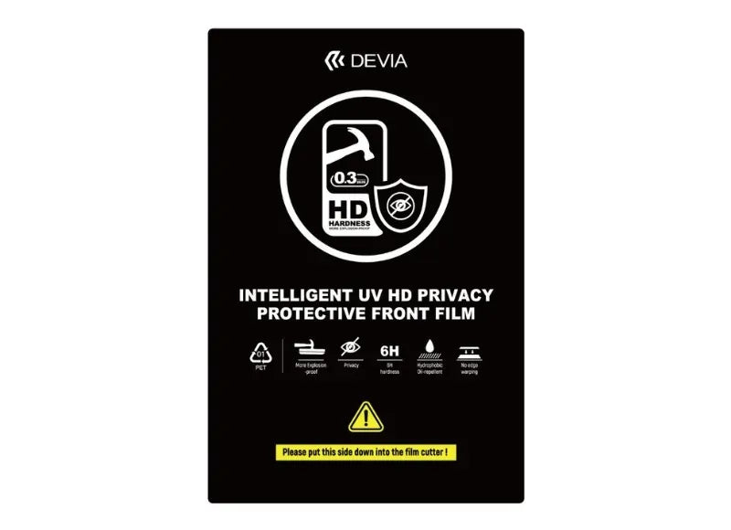 Προστασία Οθόνης Devia Ultra Intelligent UV Privacy Film 8" 0.30mm