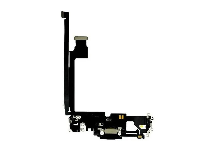 Καλωδιοταινία με θύρα φόρτισης iPhone 12 Pro Max Black (OEM)