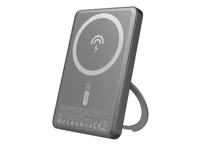 Dudao Powerbank 20W PD 5000mAh with MagSafe & Stand Gray
