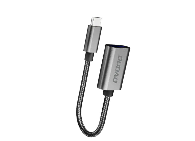 DUDAO ΑΝΤΑΠΤΟΡΑΣ OTG L15T USB-C ΣΕ USB-A (ΓΚΡΙ)