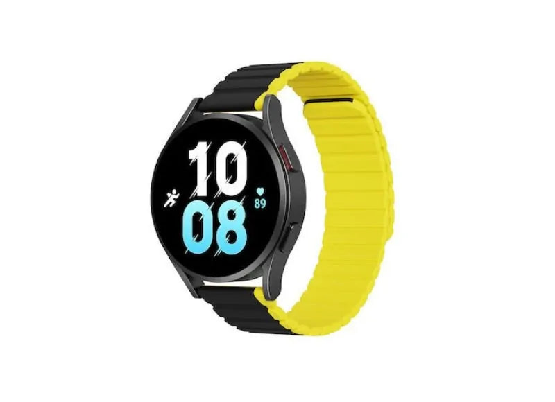 Dux Ducis Strap Universal Magnetic 20mm Black Yellow
