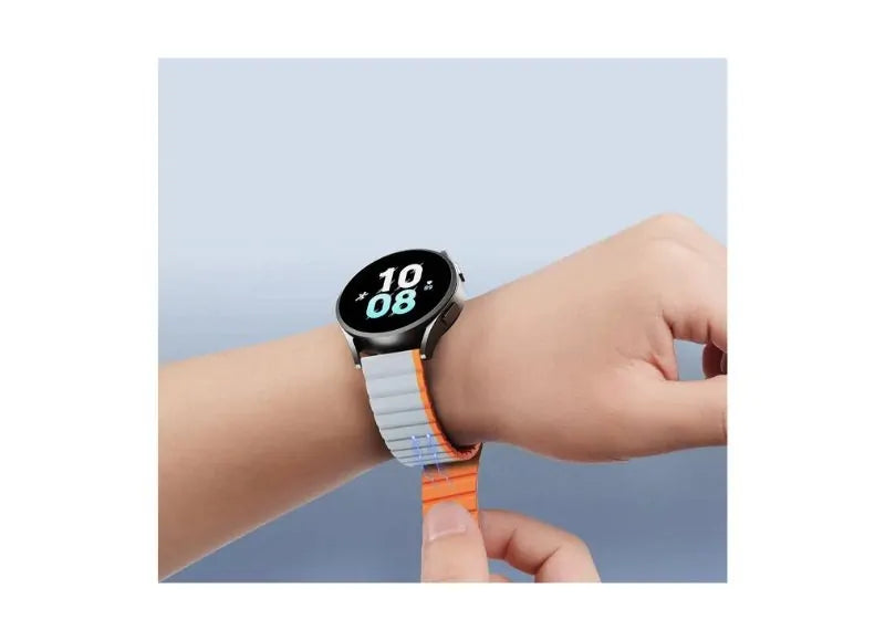 DUX DUCIS UNIVERSAL MAGNETIC STRAP 20MM (GRAY ORANGE)