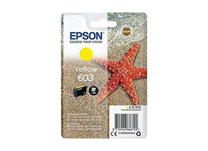 Epson Μελάνι 603 C13T03U44010 EPST03U440 Κίτρινο