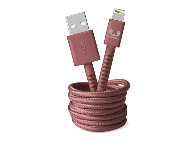 Fresh 'n Rebel Καλώδιο Fabriq USB σε Lightning 2.0m Safari Red
