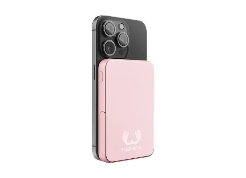FRESH 'N REBEL MAGNET WIRELESS POWERBANK 5000 mAh (PASTEL PINK)
