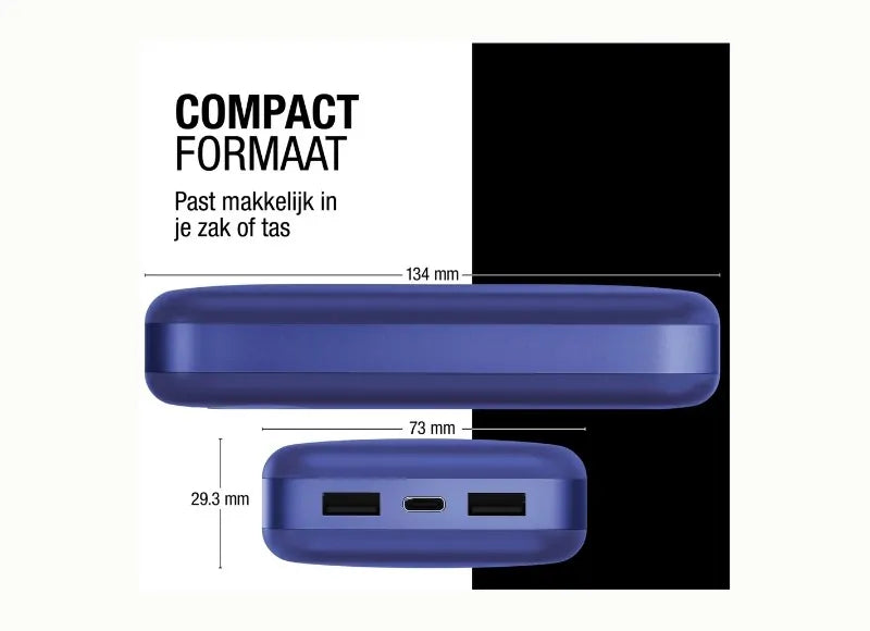 FRESH 'N REBEL POWERBANK 20000MAH 20W POWER DELIVERY (TRUE BLUE)