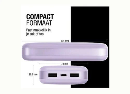 Fresh 'n Rebel Powerbank 20000mAh Power Delivery Λιλά