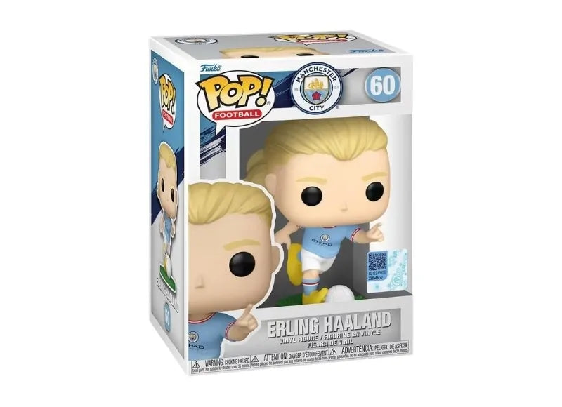 FUNKO POP! FOOTBALL: MANCHESTER CITY - ERLING HAALAND (WITH BALL) FIGURE (60)