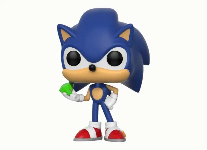 FUNKO POP! GAMES: SONIC THE HODGEDOG - SONIC WITH EMERALD VINYL ΦΙΓΟΥΡΑ (284)