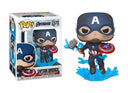 Funko Φιγούρα Pop! Marvel: Avengers Endgame Captain America With Broken Shield & Mjolnir Bobble Head 573