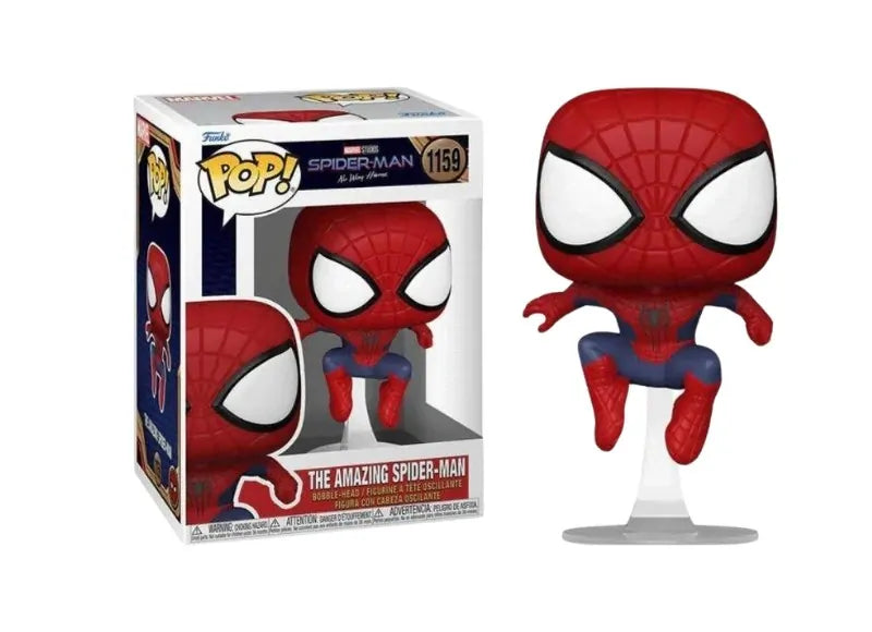 FUNKO POP! MARVEL: SPIDERMAN NO WAY HOME - THE AMAZING SPIDERMAN (LEAPING) BOBBLE-HEAD FIGURE (1159)