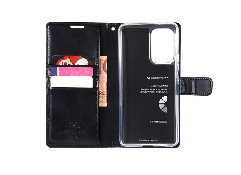 GOOSPERY BLUEMOON DIARY CASE SAMSUNG A53 5G - BLACK