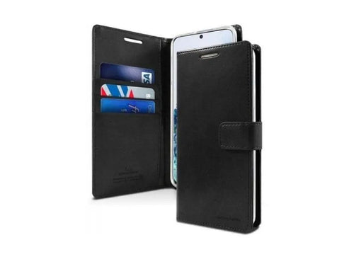 Goospery Θήκη Bluemoon Diary για Samsung Galaxy S22 Plus Μαύρο