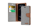 Goospery Θήκη Canvas Diary για iPhone 12 Pro Max Γκρι