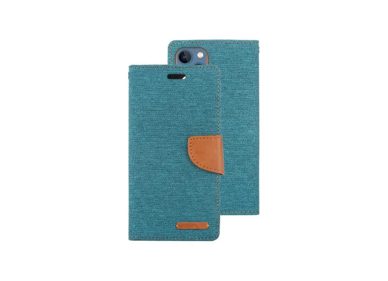 Goospery Case Canvas Diary for iPhone 14 Green