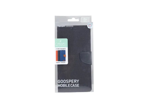 Goospery Case Canvas Diary for iPhone 14 Plus Black