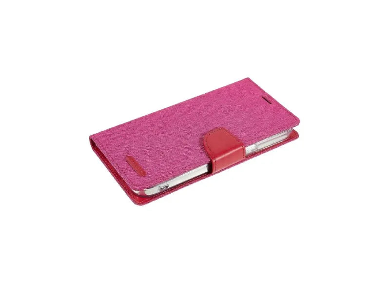GOOSPERY CANVAS DIARY CASE IPHONE 14 PRO MAX - PINK