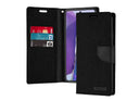 Goospery Θήκη Canvas Diary για Samsung Galaxy Note 20 Μαύρο