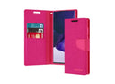 Goospery Θήκη Canvas Diary για Samsung Galaxy Note 20 Ultra Ροζ