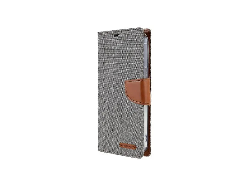 GOOSPERY CANVAS DIARY CASE IPHONE 14 PRO - GREY
