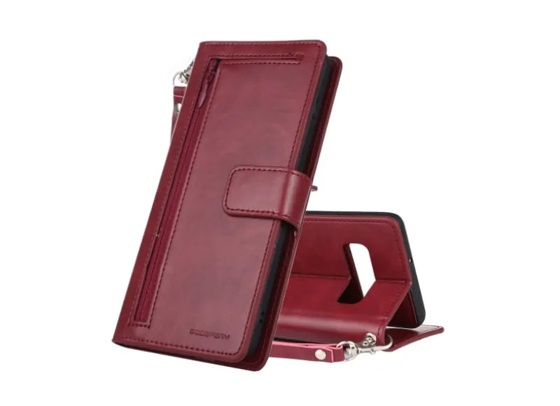 GOOSPERY DETACHABLE DIARY CASE SAMSUNG S10 - WINE RED