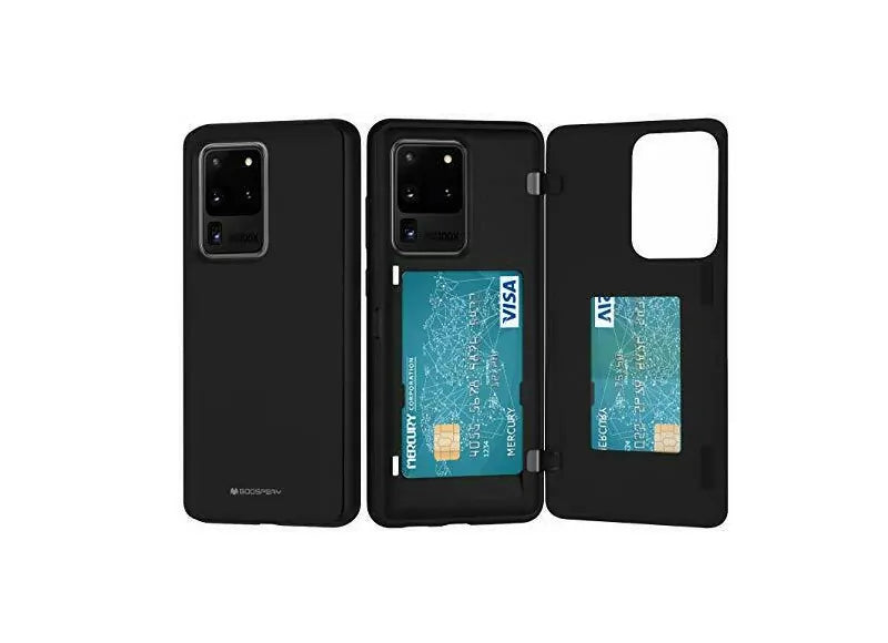 Goospery Θήκη Door Bumper για Samsung Galaxy S20 Ultra Μαύρο