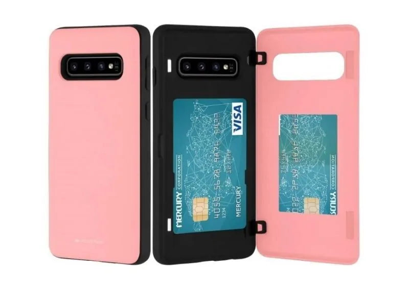 GOOSPERY DOOR BUMPER CASE SAMSUNG S10 - PINK SAND