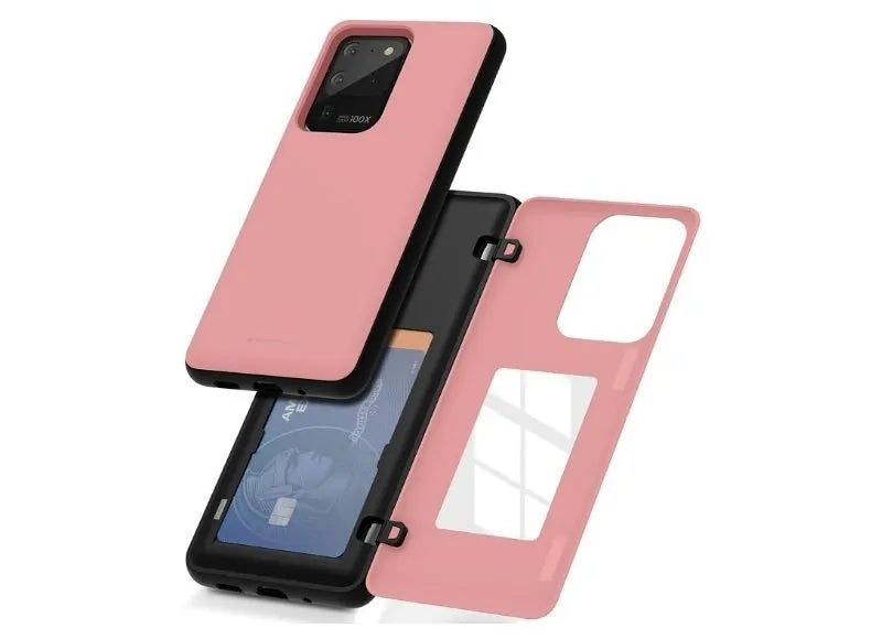 GOOSPERY DOOR BUMBER CASE SAMSUNG S20 ULTRA - PINK SAND