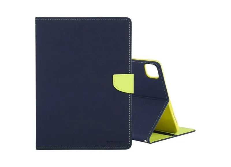 GOOSPERY FANCY DIARY CASE - IPAD PRO 11" (NAVY BLUE / LIME)