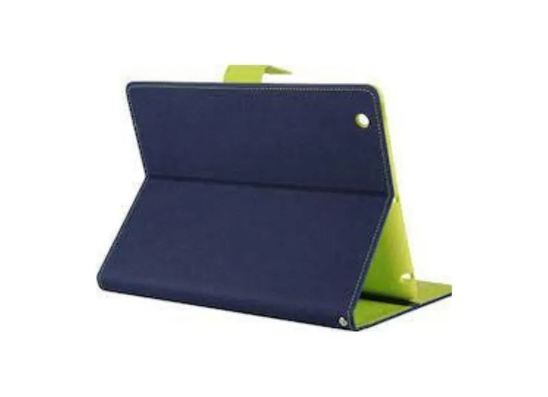 Goospery Case Fancy Diary for iPad 2/3/4 Navy Blue/Lime
