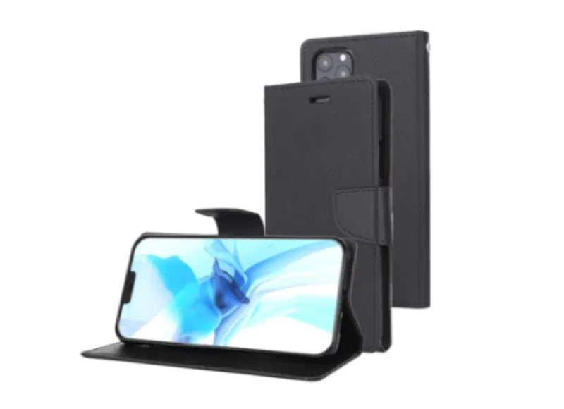 GOOSPERY FANCY DIARY CASE IPHONE 12 PRO MAX - BLACK