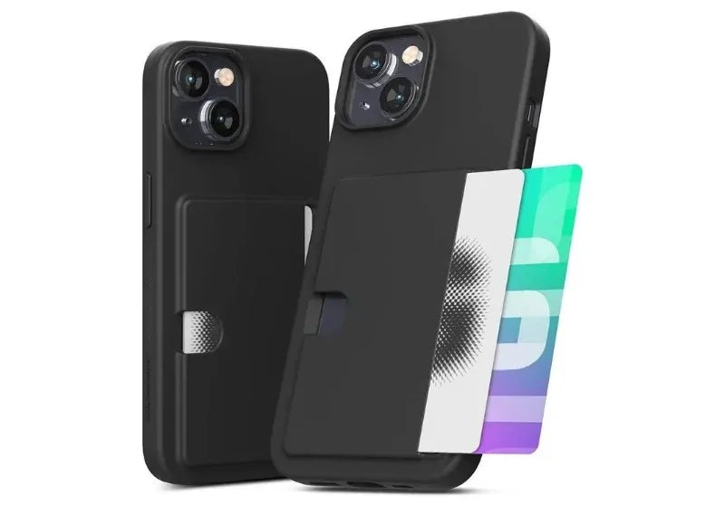 GOOSPERY Rail 2 Card Θήκη Apple iPhone 13 Black