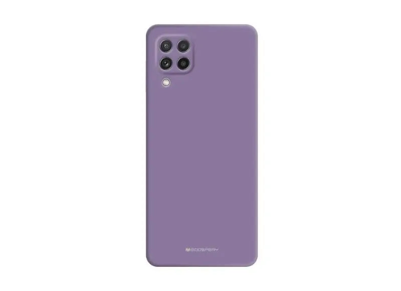 GOOSPERY SILICONE CASE FOR SAMSUNG A22 5G (PURPLE)