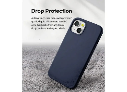 Goospery Θήκη Silicone για iPhone 13 Σκούρο Μπλε
