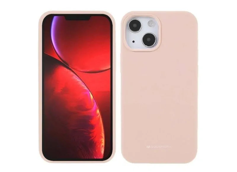 Goospery Θήκη Silicone για iPhone 13 Ροζ