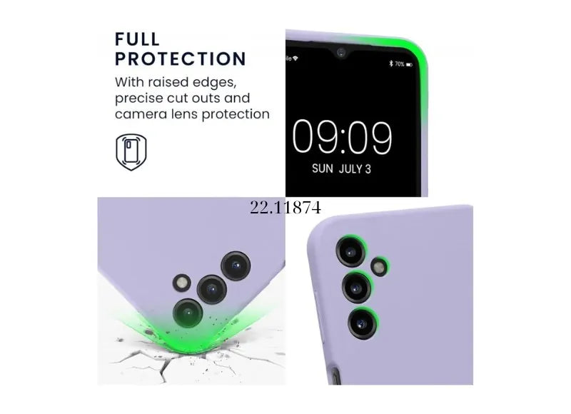 Goospery Θήκη Silicone για Samsung Galaxy A17 Lavender Gray