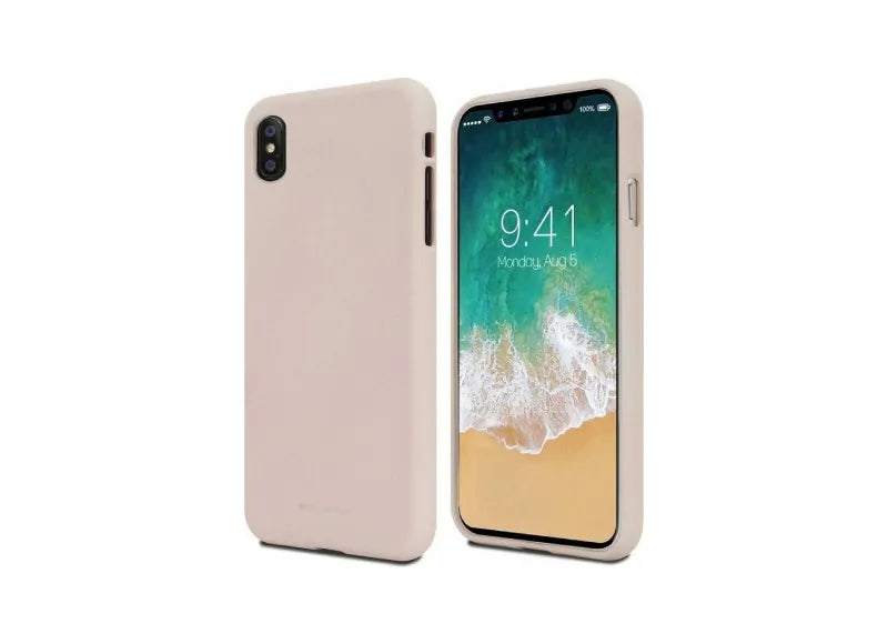 GOOSPERY SOFT FEEL CASE SAMSUNG A20E - PINK SAND